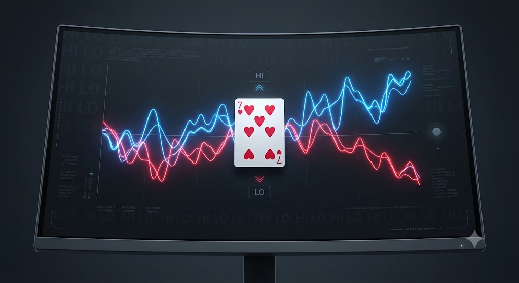 Hi Lo card game online quick rounds DDDJILI ACE